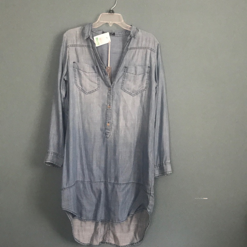 Jean tunic shirt